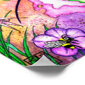 受粉の隆起 ポスター (角)