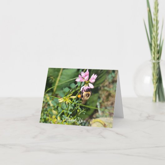 受粉シーズンが終了 サンキューカード (正面)