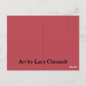 受粉者のための植物 ポストカード (裏面)