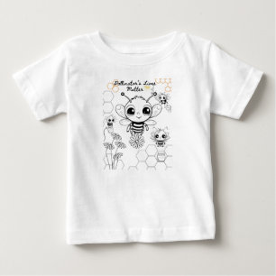 受粉者の生活問題 ベビーTシャツ