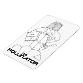 受粉者 – フレキシマグネット マグネット (左側)