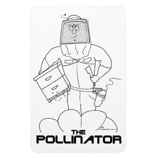 受粉者 – フレキシマグネット マグネット (縦)