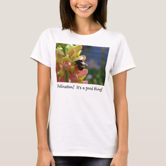 受粉！いい事だ！T-シャツ Tシャツ (正面)