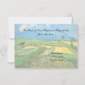 受結婚入カード 出欠カード (正面)