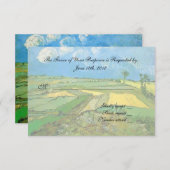 受結婚入カード 出欠カード (正面/裏面)