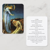 受胎告知とアンジェラス祈りの言葉カード 名刺 (正面/裏面)