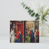 受胎告知と神殿でのプレゼンテーション ポストカード (スタンド正面)