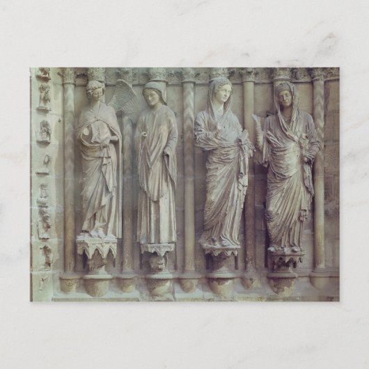 受胎告知と面会 ポストカード (正面)