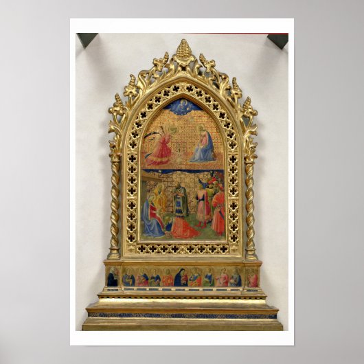 受胎告知と魔神の崇拝 ポスター (正面)