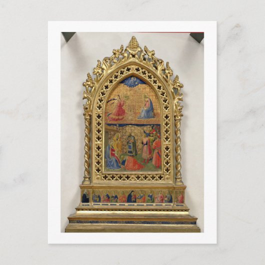 受胎告知と魔神の崇拝 ポストカード (正面)