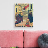 受胎告知のアイコン キャンバスプリント (インサイチュ (リビング))