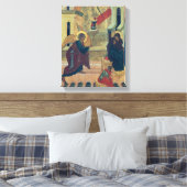 受胎告知のアイコン キャンバスプリント (インサイチュ (寝室))