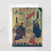 受胎告知のアイコン ポストカード (正面/裏面)