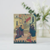 受胎告知のアイコン ポストカード (スタンド正面)