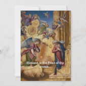 受胎告知のクリスマス シーズンカード (正面)