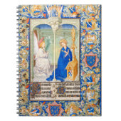 受胎告知の中世の照明写本 ノートブック (正面)