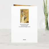 受胎告知の天使 , ゴールドイエロー , ブルーサファイア カード (裏面)