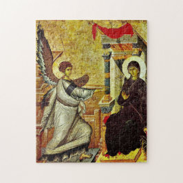 受胎告知の正教会のキリスト教のアイコン ジグソーパズル