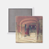 受胎告知の神社，ナザレ， 4月20日1 マグネット (正面/裏面)