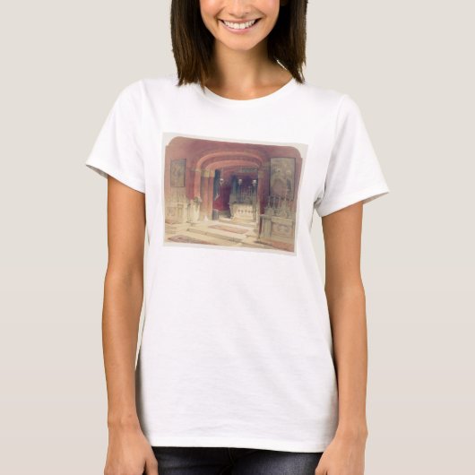 受胎告知の神社,ナザレ, 4月20日1 Tシャツ (正面)