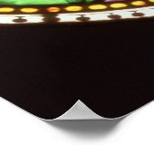 受胎告知を描いた窓 ポスター (角)