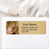 受胎告知エンジェルバイシモーネマルティニパーチメント ラベル (インサイチュ)