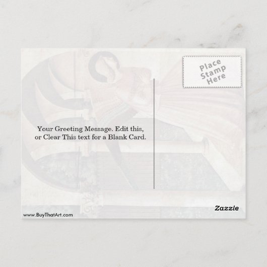 受胎告知エンジェルバイフラアンジェリコ ポストカード (裏面)