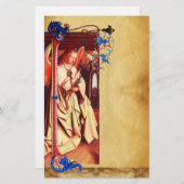 受胎告知エンジェルフィレンツェフローラパーチメント 便箋 (正面/裏面)