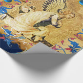 受胎告知エンジェルフローラクリスマスパーチメント ラッピングペーパー (角)