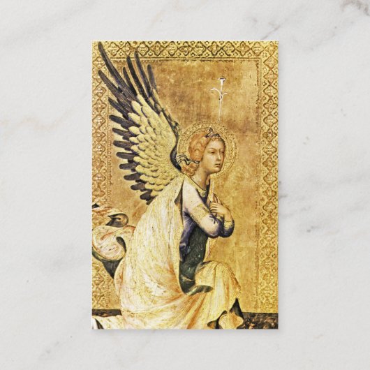 受胎告知エンジェルブルーサファイアジェムモノグラム 名刺 (裏面)