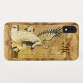 受胎告知エンジェルモノグラム、パーチメント Case-Mate iPhoneケース (裏面(横))