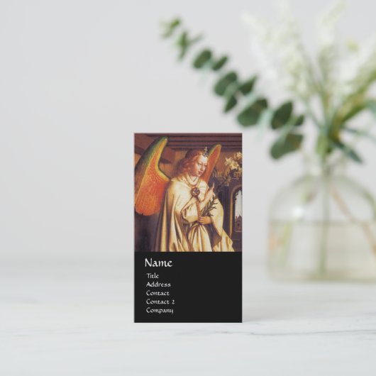 受胎告知エンジェルモノグラム、ブルーサファイアジェムストーン 名刺 (スタンド正面)