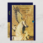 受胎告知エンジェルモノグラム、ブルーサファイア 招待状 (正面/裏面)