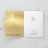 受胎告知エンジェルヴィンテージアートクリスマスカード カード (内部)