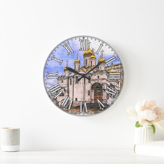 受胎告知カテドラル。モスクワ・クレムリン。ロシア。 ラージ壁時計 (ホーム)