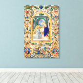 受胎告知クリスマス キャンバスプリント (インサイチュ (ウッドフロア))