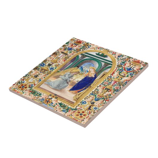 受胎告知クリスマス タイル (側面)