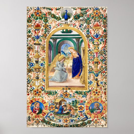 受胎告知クリスマス ポスター (正面)