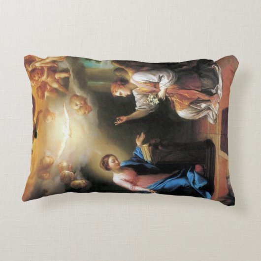 受胎告知バイアントンラファエルメンズ アクセントクッション (裏面)