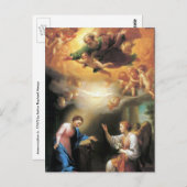 受胎告知バイアントンラファエルメンズ ポストカード (正面/裏面)