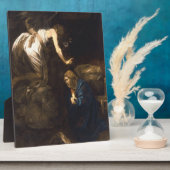 受胎告知バイカラヴァッジョ フォトプラーク (側面)