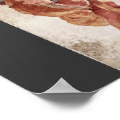 受胎告知バイポントルモジャコポ ポスター (角)