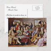 受胎告知バイポントルモジャコポ ポストカード (正面/裏面)