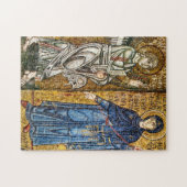 受胎告知ビザンチンモザイクアイコン ジグソーパズル (横)