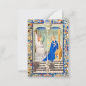 受胎告知ヘイルメリー葬儀記念祈りの言葉 ノートカード (正面)