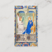 受胎告知ヘイルメリー葬儀記念祈りの言葉 名刺 (正面)