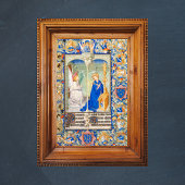 受胎告知ヴァージンメアリー中世イルミネーション ポスター