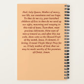 受胎告知祈りの言葉誌 ノートブック (裏面)