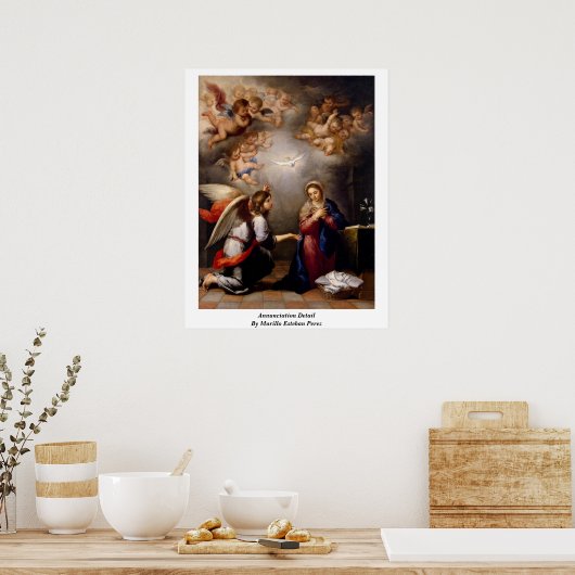 受胎告知詳細バイムリロエステバンペレス ポスター (キッチン)