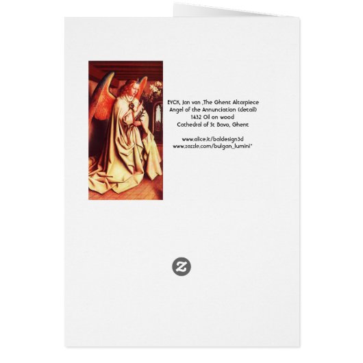 受胎告知 (裏面)